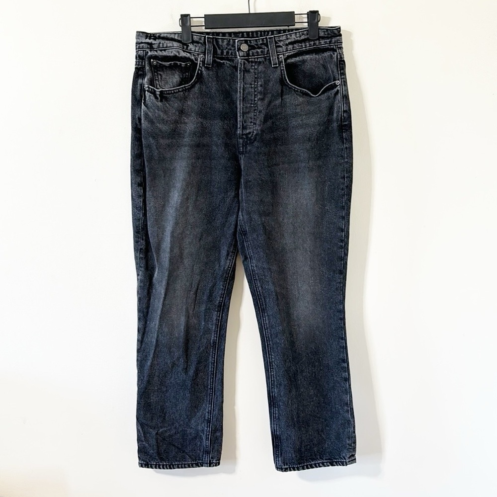 GRLFRND Karolina High Rise Straight Crop East Side Denim Jeans Size 31 - Picture 2 of 12